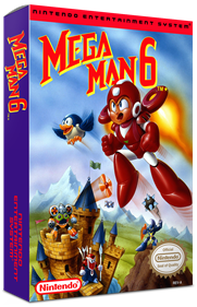 Mega Man 6 - Box - 3D Image