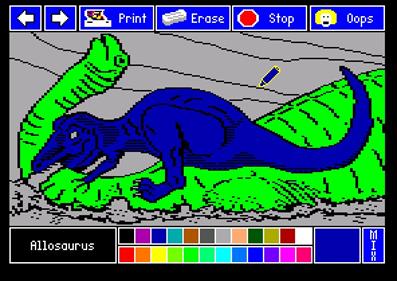 Electric Crayon Deluxe: Dinosaurs Are Forever - Screenshot - Gameplay Image