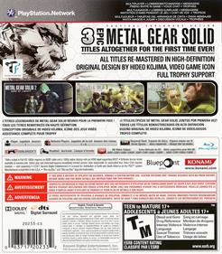 Metal Gear Solid 2: Sons of Liberty HD Edition - Box - Back Image