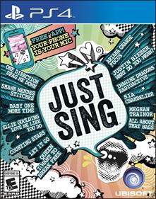 JUST SING - Box - Front Image
