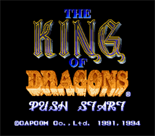 King of Dragons - Screenshot - Game Title Image