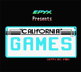 California Games - Screenshot - Game Title Image