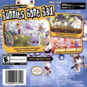 Rayman: Raving Rabbids - Box - Back Image