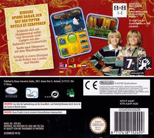 The Suite Life of Zack & Cody: Circle of Spies - Box - Back Image