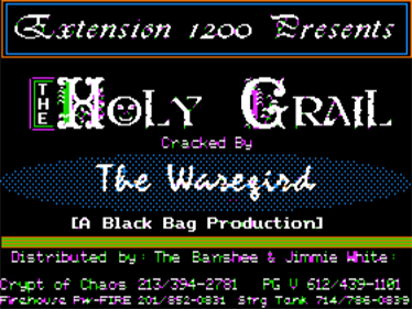 The Holy Grail - Screenshot - Game Title Image