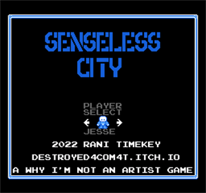 Senseless City - Screenshot - Game Title Image