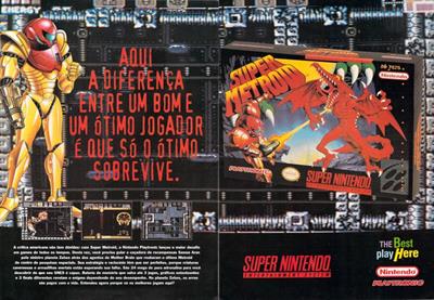 Super Metroid - Advertisement Flyer - Front Image