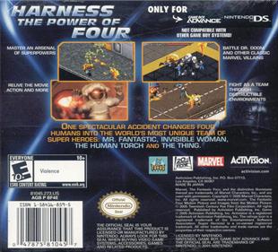 Fantastic 4 - Box - Back Image