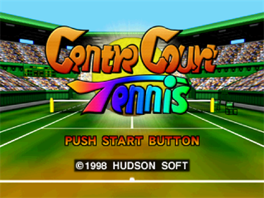 Centre Court Tennis - Screenshot - Game Title Image
