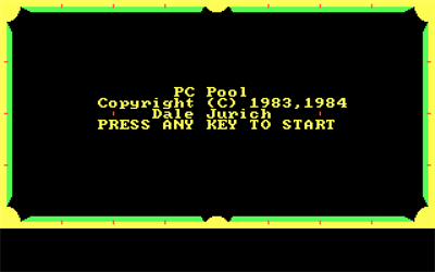 PC Pool - Screenshot - Game Title Image