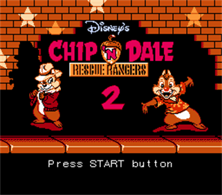 Disney's Chip 'n Dale: Rescue Rangers 2 - Screenshot - Game Title Image