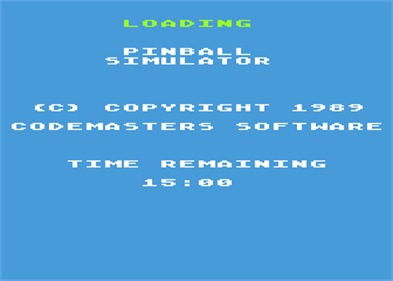 Advanced Pinball Simulator - Screenshot - Game Title Image
