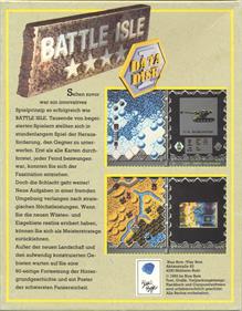 Battle Isle: Scenario Disk Volume One - Box - Back Image