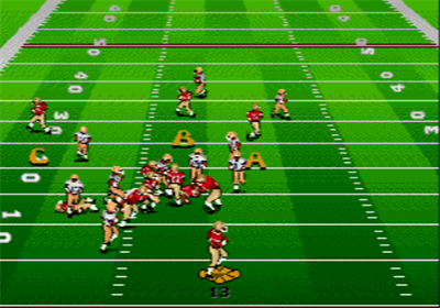 Bill Walsh College Football 95 - Screenshot - Gameplay Image