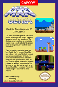 Mega Man Ultra - Box - Back Image