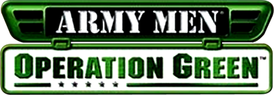 Army Men: Operation Green - Clear Logo Image