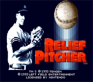 Relief Pitcher - Screenshot - Game Title Image