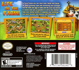 Farm Frenzy: Animal Country - Box - Back Image