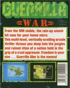 Guerrilla War - Box - Back Image