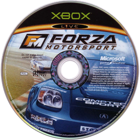 Forza Motorsport - Disc Image