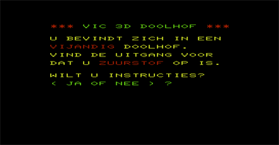 3D Doolhof - Screenshot - Game Title Image