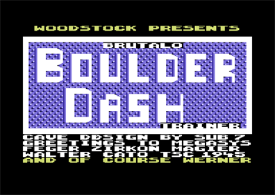 Brutalo Boulderdash - Screenshot - Game Title Image