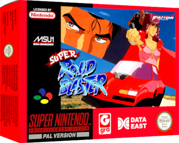 Super Road Blaster - Box - 3D Image