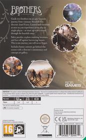 Brothers: A Tale of Two Sons - Box - Back Image