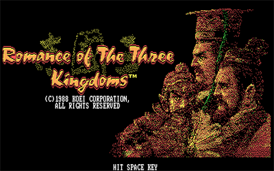 Romance of the Three Kingdoms - Screenshot - Game Title Image
