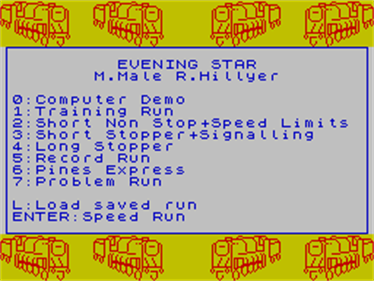Evening Star  - Screenshot - Game Select