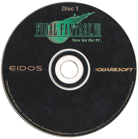 Final Fantasy VII - Disc Image