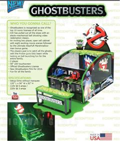 Ghostbusters - Advertisement Flyer - Front Image