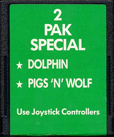 2 Pak Special: Dolphin / Pigs 'N' Wolf - Cart - Front Image