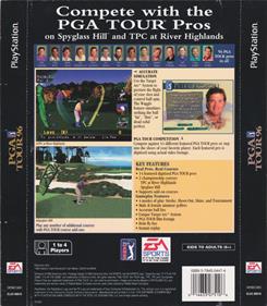 PGA Tour 96 - Box - Back Image