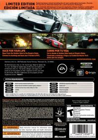 Need for Speed: The Run - Box - Back Image