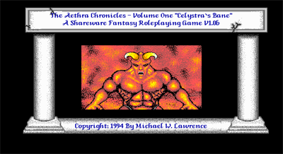 The Aethra Chronicles: Volume One: Celystra's Bane - Screenshot - Game Title Image