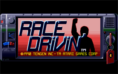 Race Drivin' - Screenshot - Game Title Image