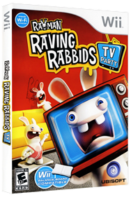 Rayman: Raving Rabbids: TV Party - Box - 3D Image