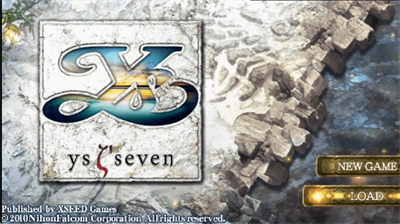Ys Seven - Screenshot - Game Title Image