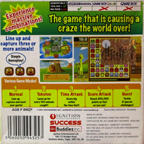 Zooo: Action Puzzle Game - Box - Back Image