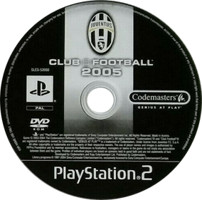 Club Football 2005: Juventus - Disc Image