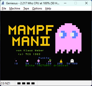 Manpf Man II - Screenshot - Game Title Image