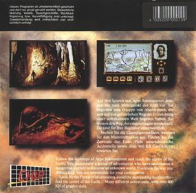 Journey to the Centre of the Earth - Box - Back Image