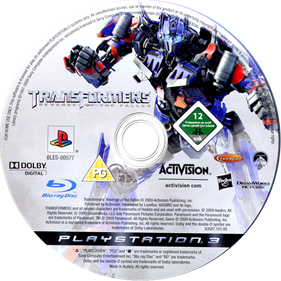 Transformers: Revenge of the Fallen - Disc Image