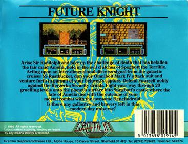 Future Knight - Box - Back Image