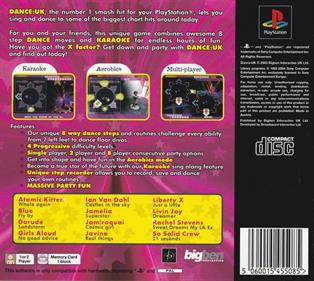 Dance: UK eXtra Trax - Box - Back Image