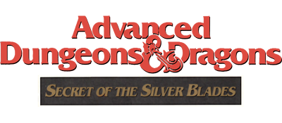 Advanced Dungeons & Dragons: Secret of the Silver Blades - Clear Logo Image