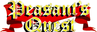 Peasant's Quest - Clear Logo Image