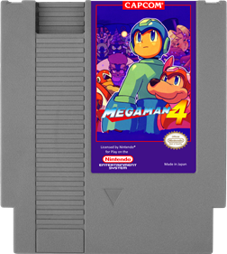 Mega Man 4 - Fanart - Cart - Front Image