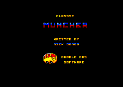 Classic Muncher - Screenshot - Game Title Image
